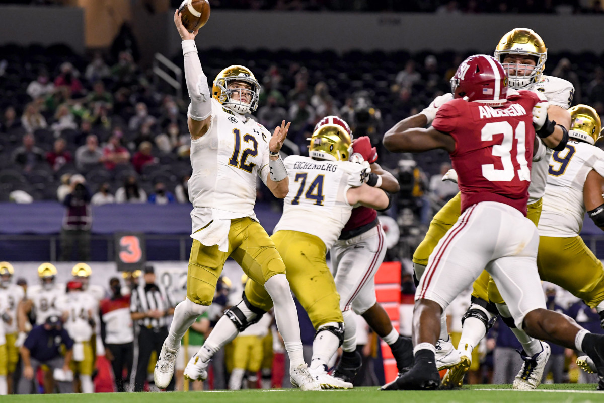 Notre Dame in the 2021 College Football Playoff